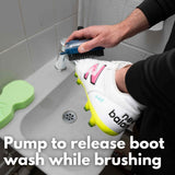 GLOVEGLU CLEAN KICK DUO SET: PUMP BRUSH + CONCENTRATE (120ml)