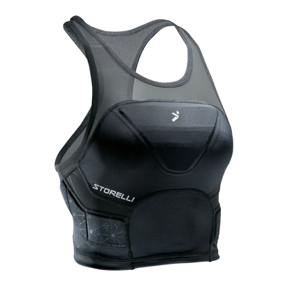 STORELLI WOMEN'S BODYSHIELD CROP TOP BLACK