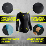STORELLI WOMEN'S BODYSHIELD GK 3/4 UNDERSHIRT (PADDED)