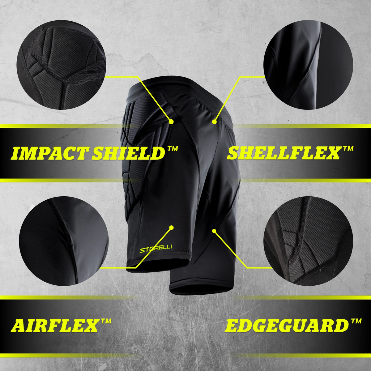 STORELLI EXOSHIELD GK SHORT (PADDED)