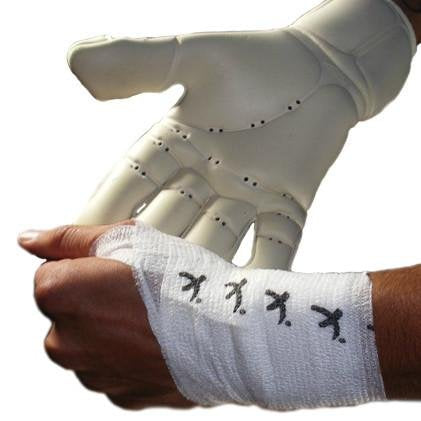 GOALKEEPERS WRIST & FINGER PROTECTION TAPE 5CM WHITE