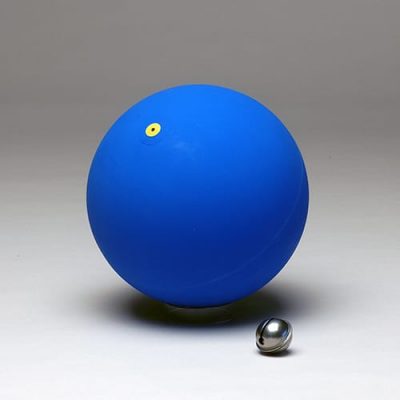 WVBALL GYMNASTIKBALL MIT GLOCKEN 19 CM BLAU