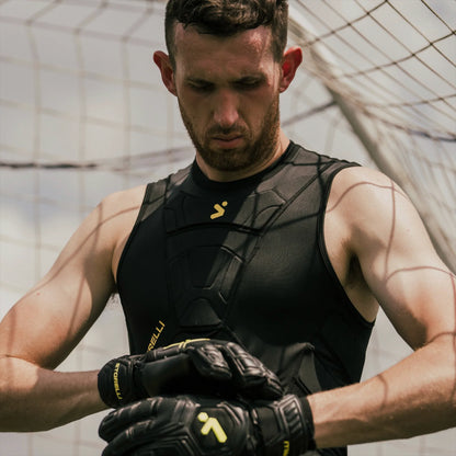 STORELLI BODYSHIELD SLEEVELESS UNDERSHIRT BLACK (PADDED)