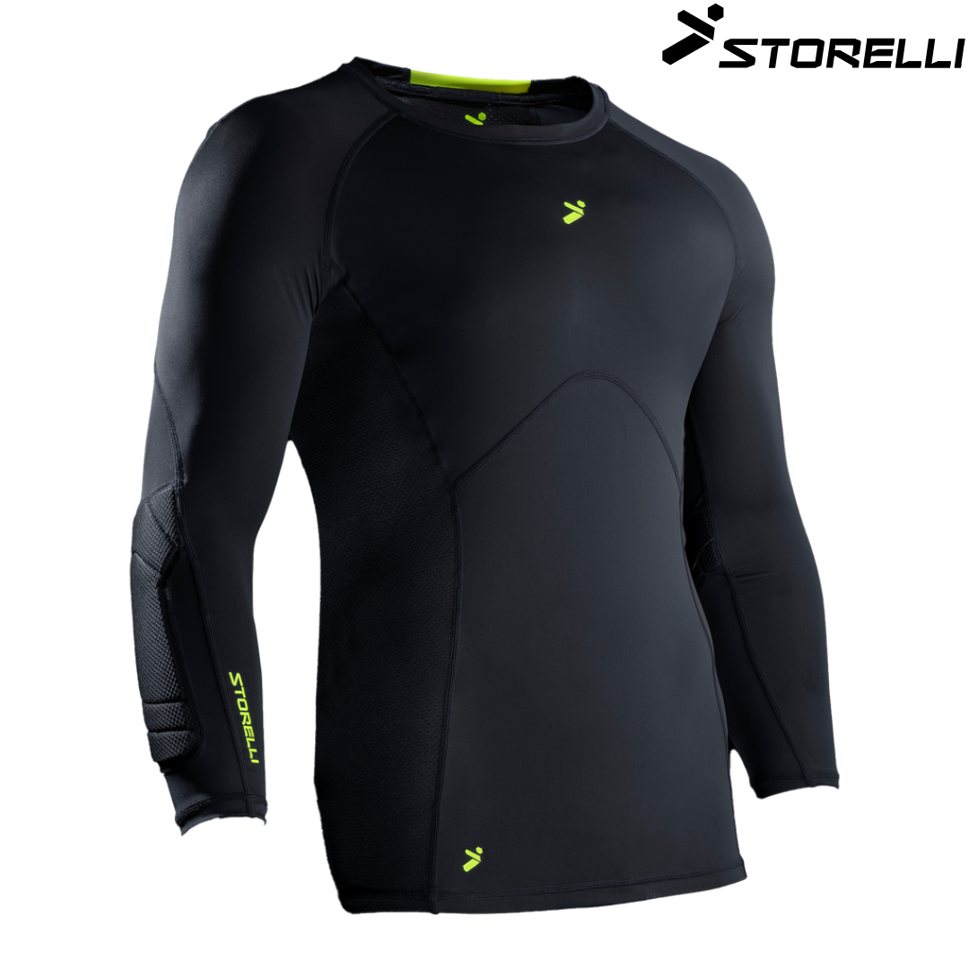 STORELLI BODYSHIELD GOALKEEPER LIGHT MATCHDAY 3/4 UNDERSHIRT (PADDED)