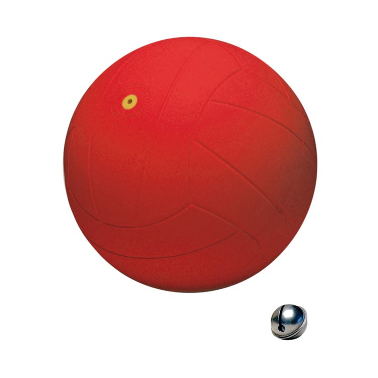 WVBALL TORBALL MIT GLOCKEN ROT BLINDENFUSSBALL