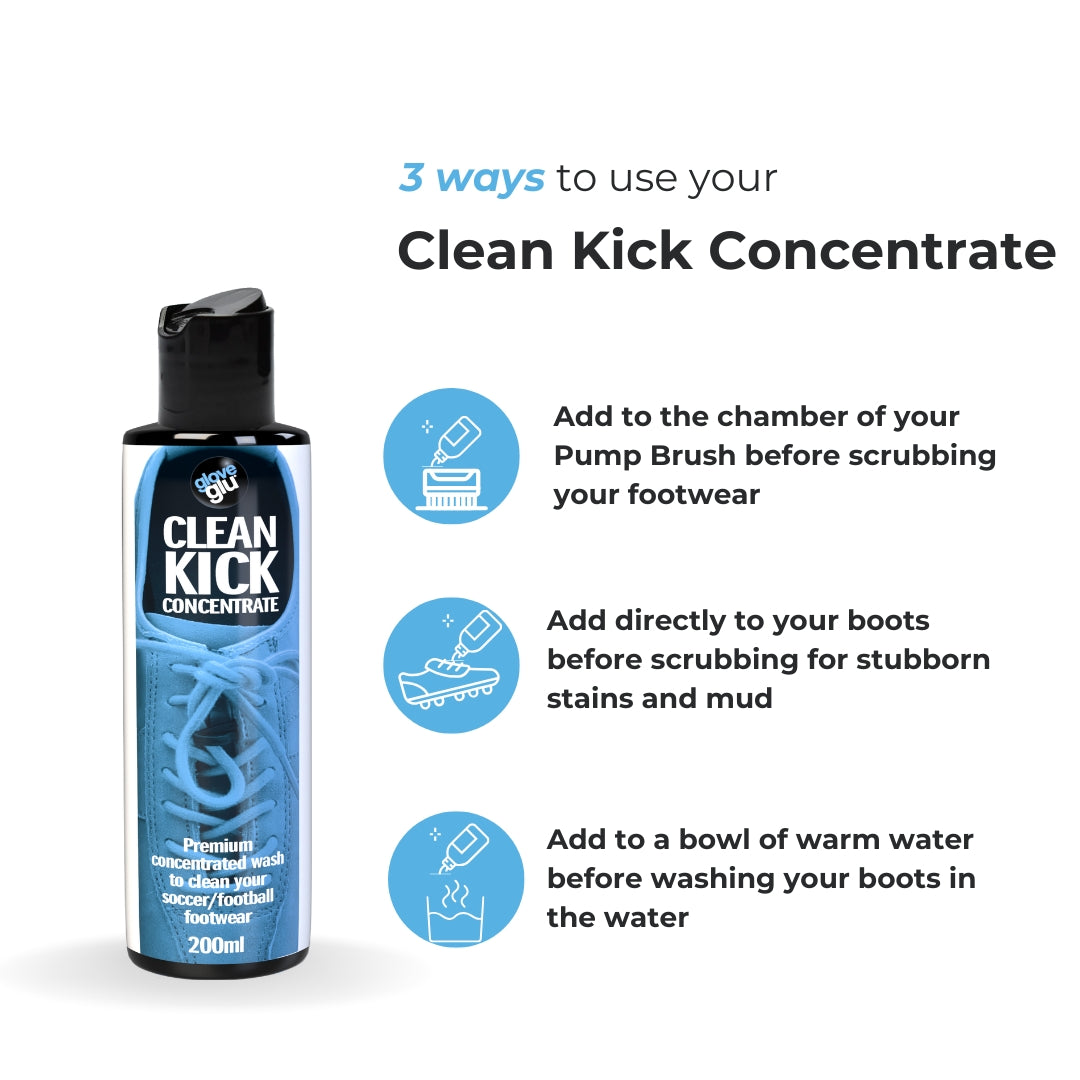 GLOVEGLU CLEAN KICK ULTIMATE STARTER PACK