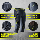 STORELLI BODYSHIELD GK 3/4 LEGGINGS (PADDED)