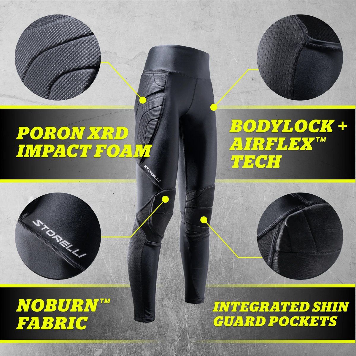 STORELLI WOMEN'S BODYSHIELD GK LEGGING (PADDED)
