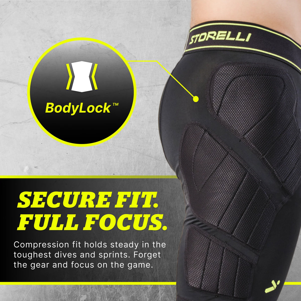 STORELLI BODYSHIELD IMPACT SLIDERS (LIGHTLY PADDED)