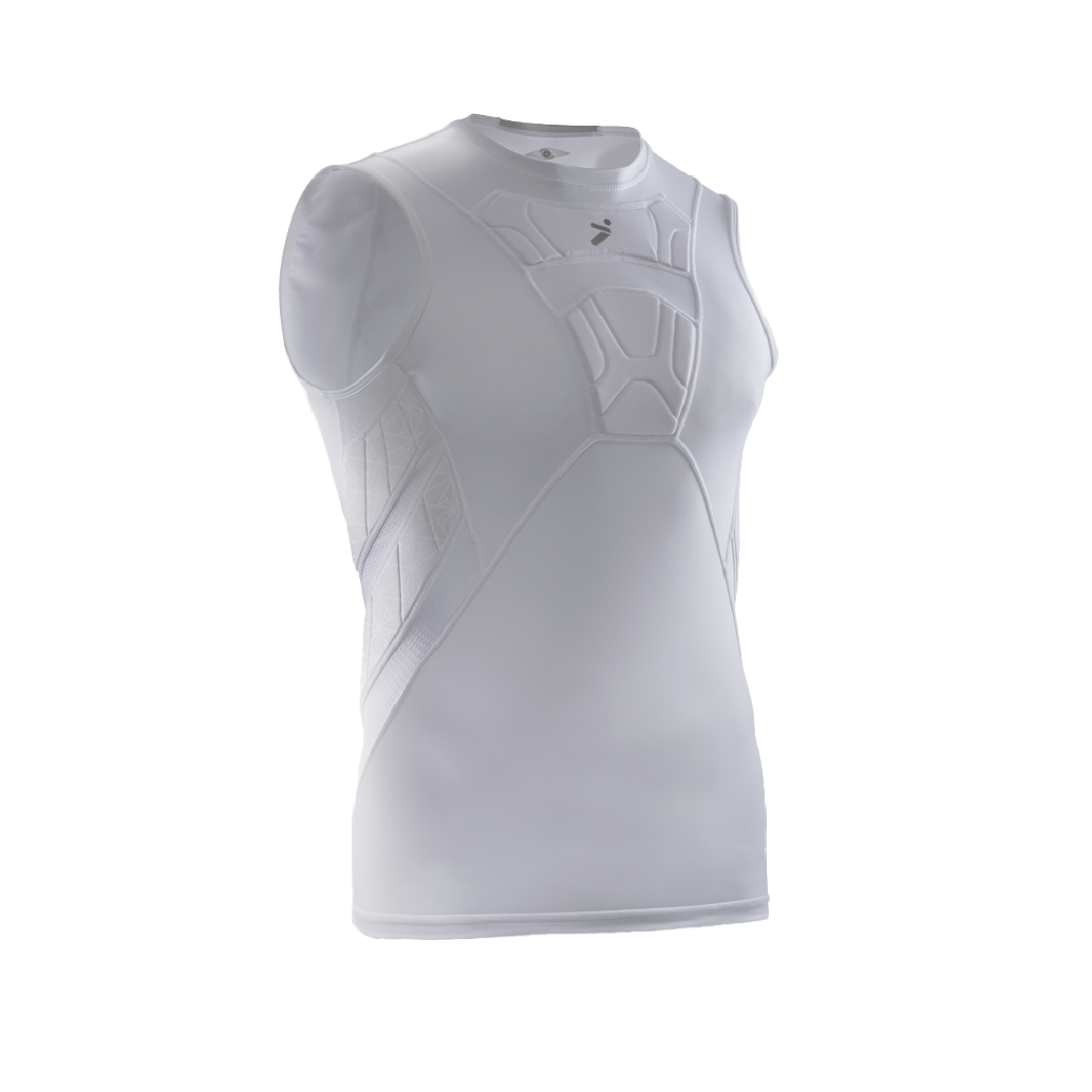 STORELLI BODYSHIELD SLEEVELESS UNDERSHIRT WHITE (gepolstert)