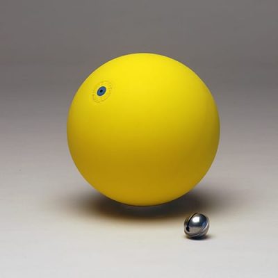 WVBALL GYMNASTIKBALL MIT GLOCKEN 16 CM GELB