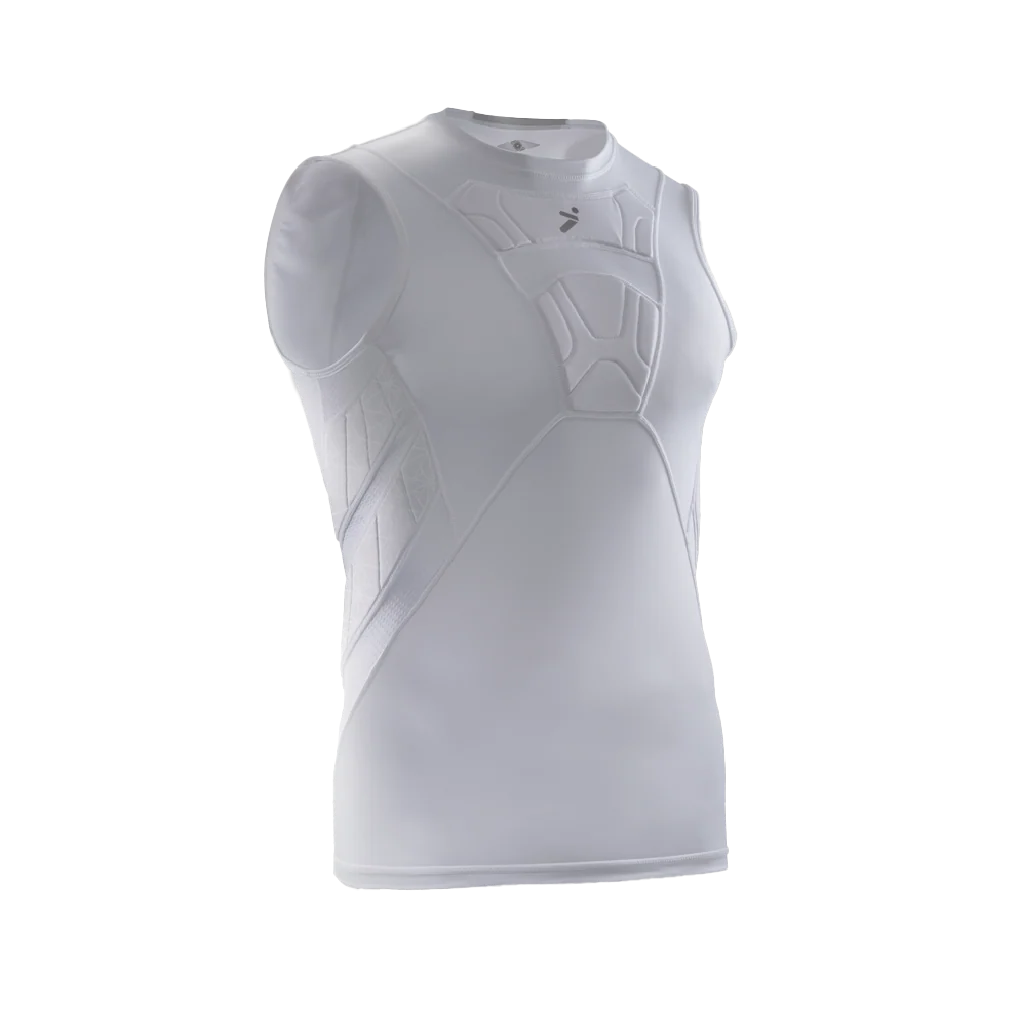 STORELLI BODYSHIELD SLEEVELESS UNDERSHIRT WHITE (padded)