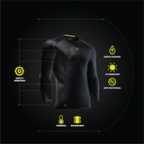 STORELLI BODYSHIELD GK 3/4 UNDERSHIRT (PADDED)
