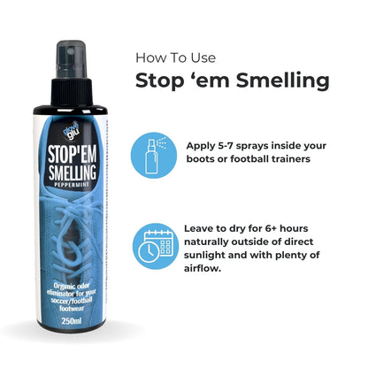 GLOVEGLU STOP 'EM SMELLING PEPPERMINT SPRAY (250ml)