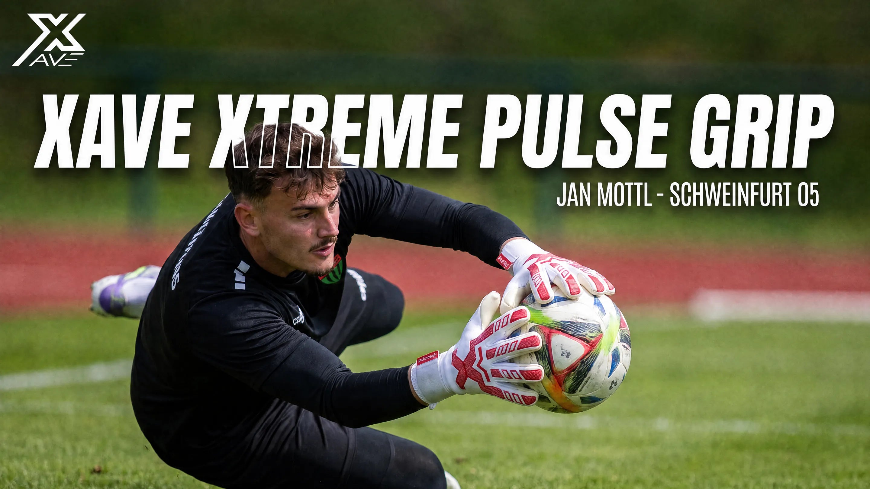 XAVE Xtreme Pulse Grip Torwarthandschuhe, getragen von Jan Mottl, Schweinfurt 05
