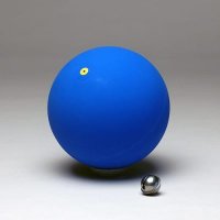 WVBALL GYMNASTC BALL WITH BELLS 19CM/ 7.5 BLUE