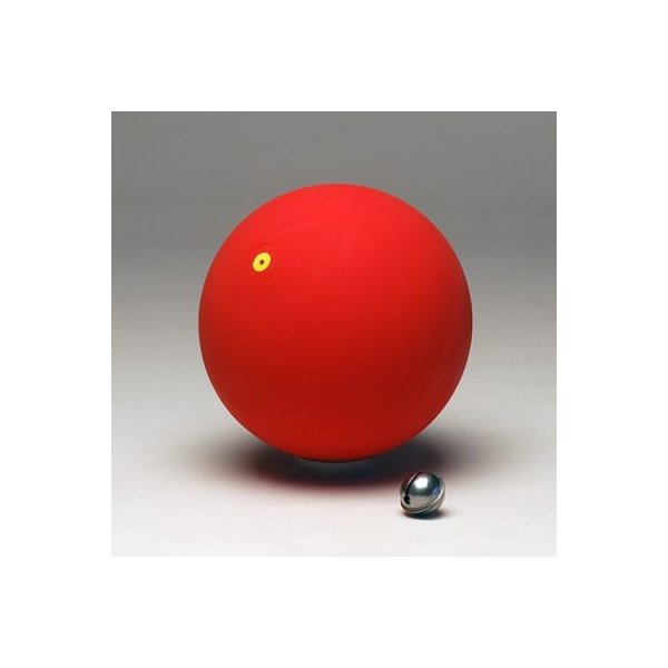 WVBALL GYMNASTC BALL WITH BELLS 19CM/ 7.5 RED