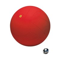 WVBALL TORBALL WITH BELLS 21CM/ 8.3  RED FOOTBALL