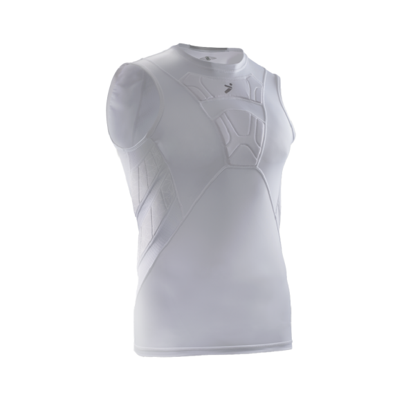 STORELLI BODYSHIELD SLEEVELESS UNDERSHIRT WHITE (padded)