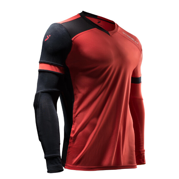 STORELLI EXOSHIELD GLADIATOR JERSEY CORAL RED (GEPOLSTERT)