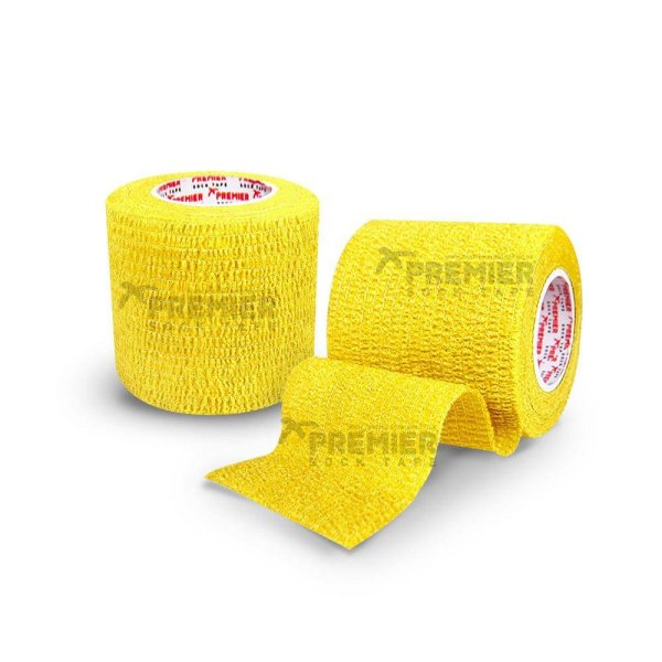 GOALKEEPERS WRIST & FINGER PROTECTION TAPE 5CM YELLOW