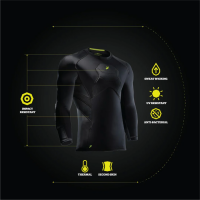 STORELLI BODYSHIELD GK 3/4 UNDERSHIRT (PADDED) M